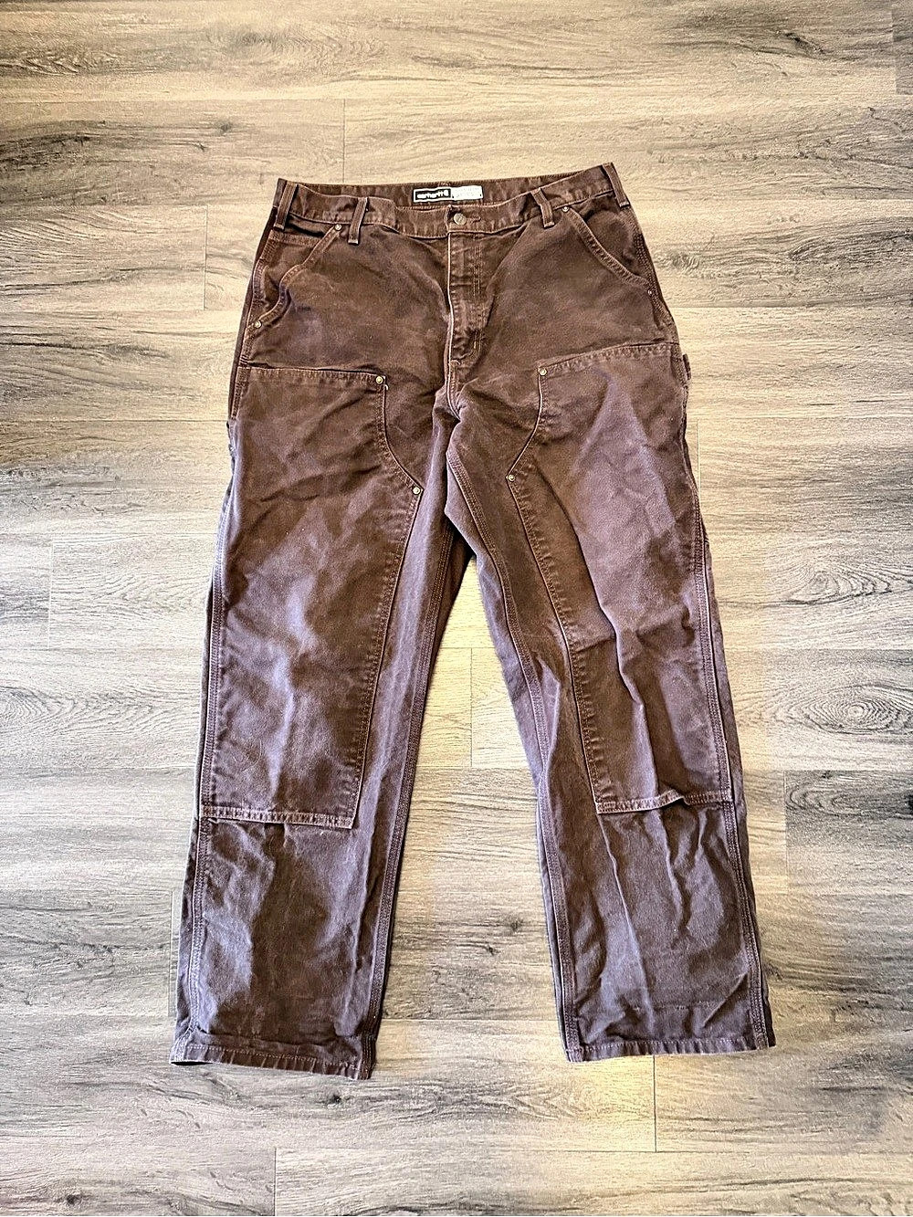 Carhartt B01 Loose Fit Firm Duck Double-Front Work Pant Double-Front Cargo Work